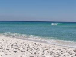 white sand beach in Florida