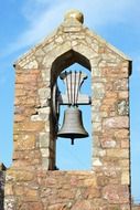 bell tower of mont orgueil castle