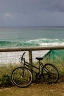 bike by the beach