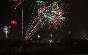 new year night firework
