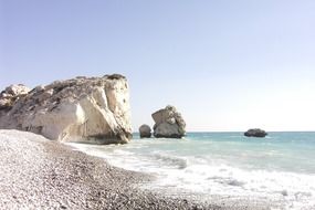 cyprus beach blue wave