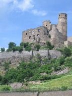 castle ruin tourist attraction in germany