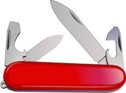 graphic image of a portable swiss knife