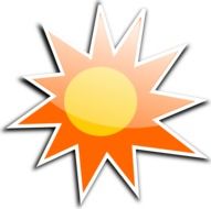 yellow sunshine drawing