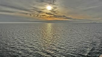 Baltic Sea landscape in Denmark