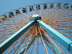 blue ferris wheel