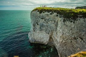 panorama of coral reefs from the cliff