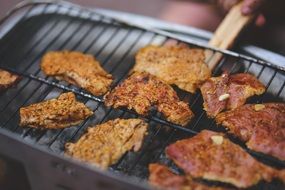 food grill grilling bbq of pork
