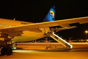 passenger aircraft airport condor