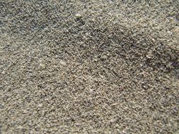 gray sand in the desert