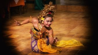 traditional female dance in bali