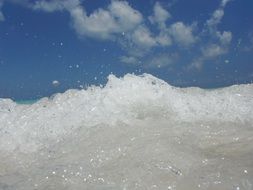 Movement of ocean waves