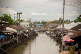 floating market in bangkok