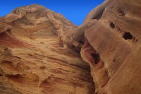 stone wall in canyon