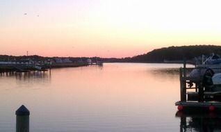 pink sunset over myrtle beach