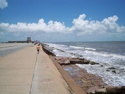 very beautiful rocky beach