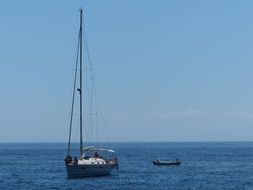 sailing ship in ocean