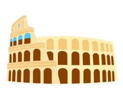 drawing of the coliseum in rome