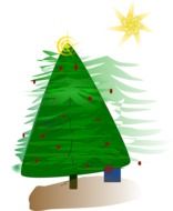 Christmas tree under the sun