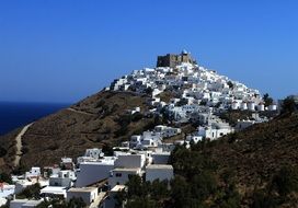 Village is on the Greece island