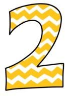 Clipart illustration of Number 2