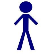 Stick Figure Male clipart