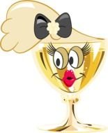 funny glass for wine
