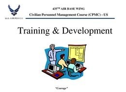 Training & Development as the inscription in the picture