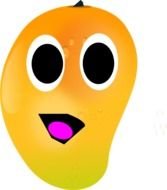 Happy Mango drawing