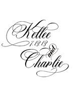 Letters Curvy Fonts Whimsical Diy Wedding