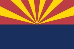 Arizona Flag Without Star Vector Online