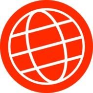 icon of a red planet