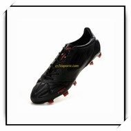 black football boots with spikes