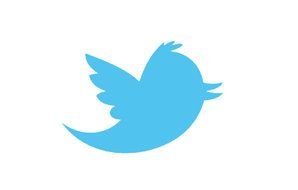 clipart of the blue twitter social media symbol