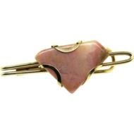 natural stone tie clip