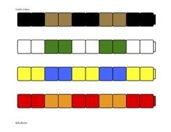 colorful blanks for cubes