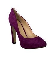 velvet purple shoe