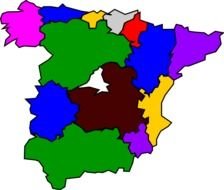 Spanish Regions At Clkercom Vector Online
