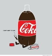 Suicidal Coke drawing