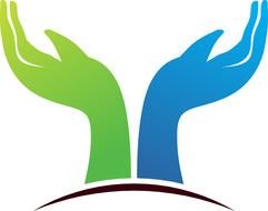 symbol of natural massage therapy