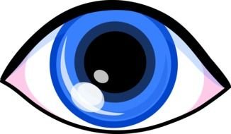 Clipart of Blue Eye Logo