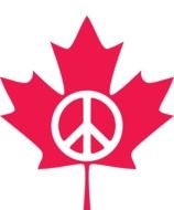 Flag Canada Peace Symbol 3 Svg Scalable Vector Graphics