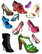 Womens High Heel Shoes Fashion Graphics Digital Download