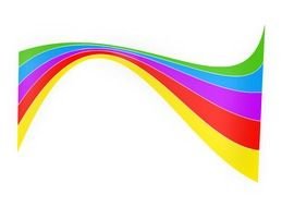 colored lines on a white background