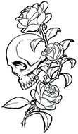 rose tattoo design drawing