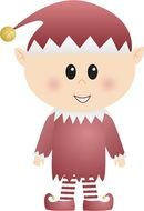 painted christmas elf