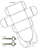 Paper Crafts &ndash; Pirate&rsquo;s Treasure Chest Ammeys Art Attic