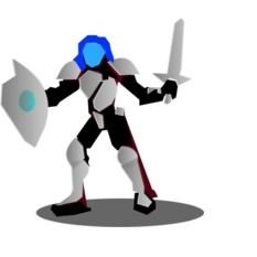 Footman Soldier 4 Vector