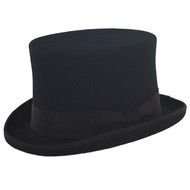 black hat on a white background