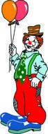 Cartoon Clowns drawing